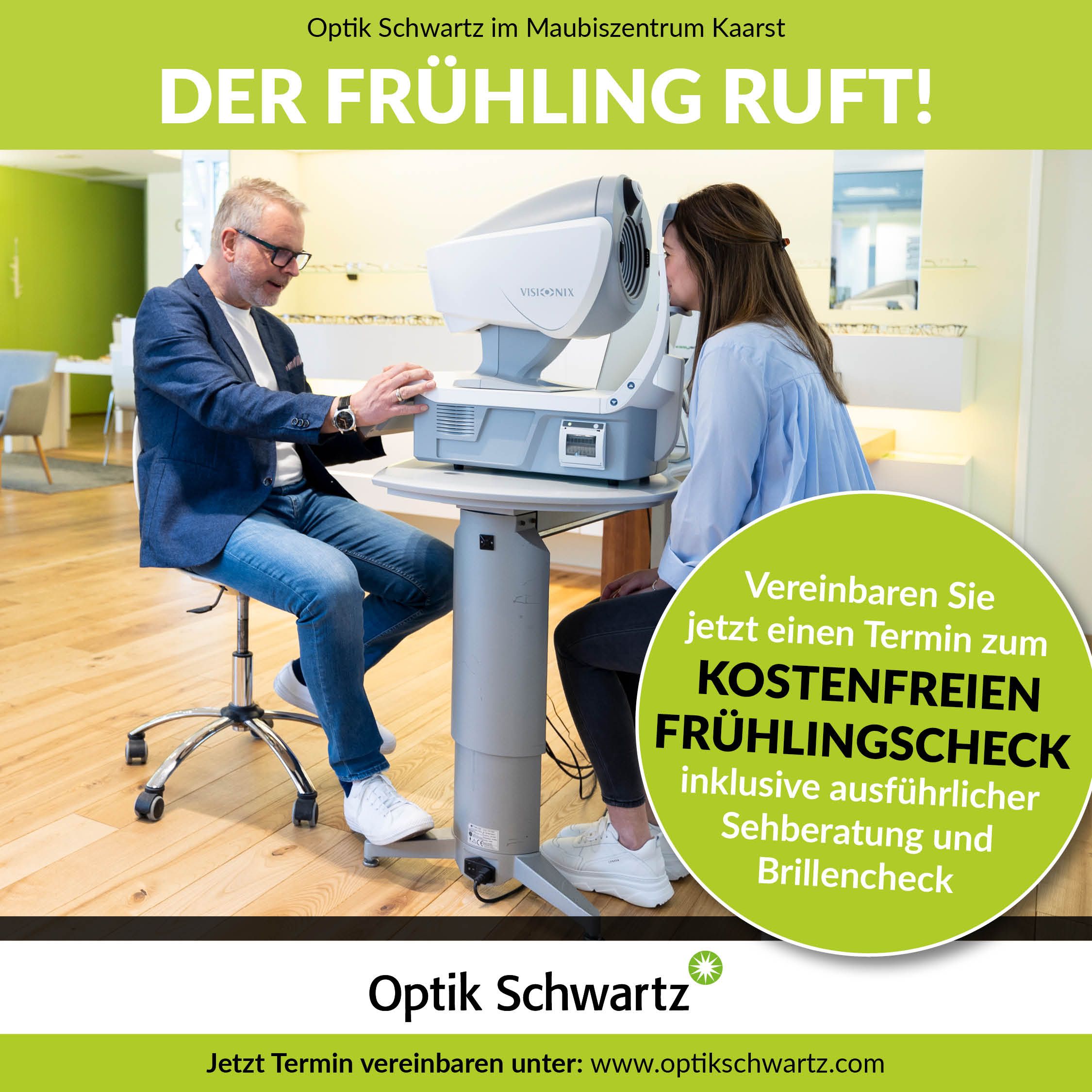 Read more about the article Ihr kostenfreier <br> Frühlingscheck bei <br> Optik Schwartz